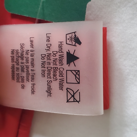 NWT Red carter bikini - Picture 8 of 9